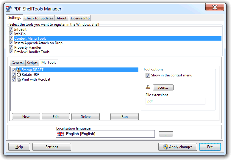 My Tools manager
